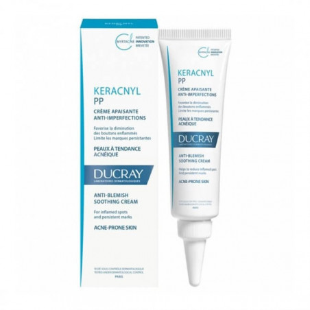 Ducray Keracnyl PP Soothing Cream Anti-Imperfections. Tube 30ML