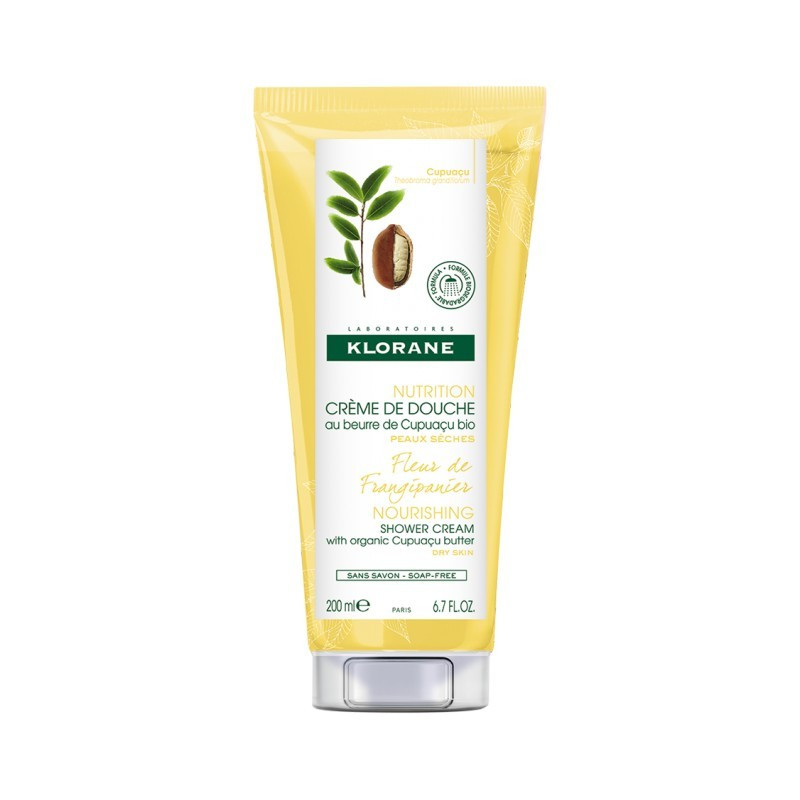 Klorane Crème de douche Fleur de Frangipanier. Tube 200ml Klorane Crème de douche Fleur de Frangipanier. Tube 200ml