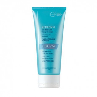 Ducray Keracnyl Foaming Face & Body Gel. Pump bottle 400ml