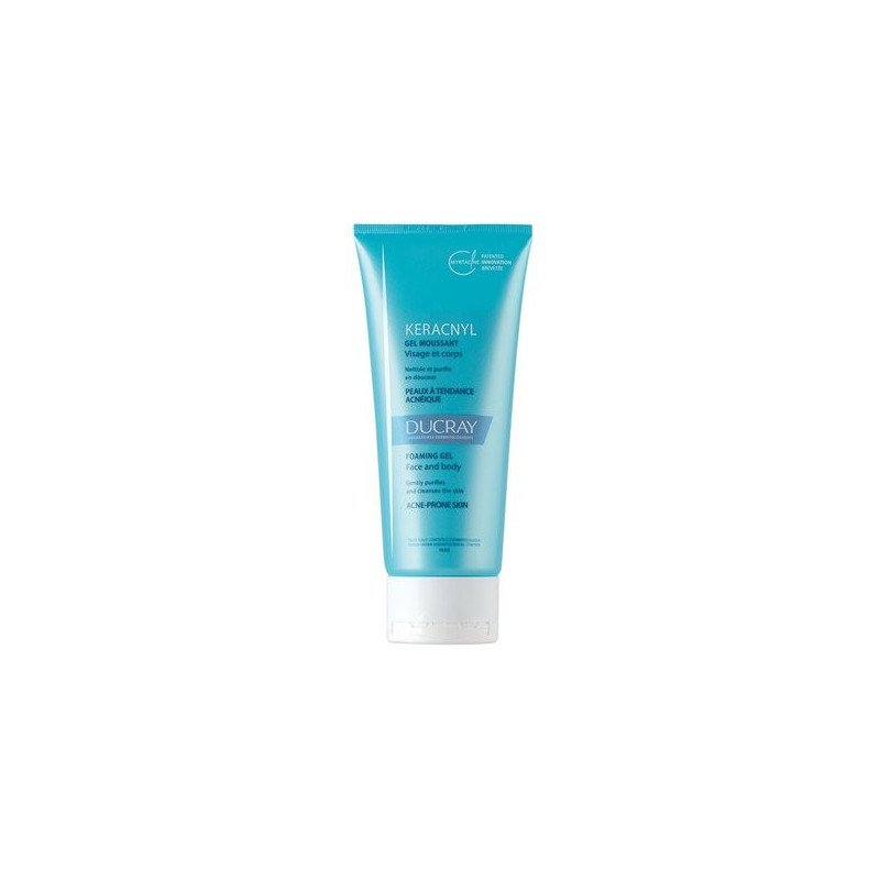 Ducray Keracnyl Gel Moussant Visage & Corps. Flacon pompe 400ml