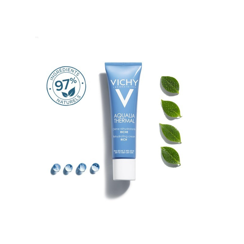 NOUVEAU Vichy AQUALIA Thermal Crème riche - Soin Hydratant 24h. Tube de 40ml NOUVEAU Vichy AQUALIA Thermal Crème riche - Soin Hydratant 24h. Tube de 40ml