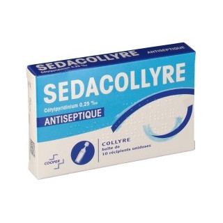 SEDACOLLYRE 10 ANSTISEPTIC EYE DROPS COOPER