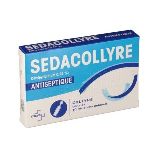 SEDACOLLYRE 10 ANSTISEPTIC EYE DROPS COOPER