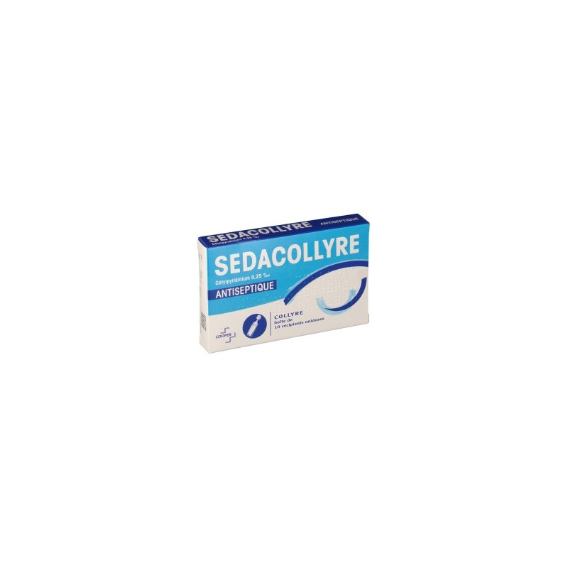 SEDACOLLYRE 10 ANSTISEPTIC EYE DROPS COOPER