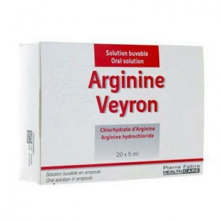 ARGININE VEYRON 20 AMPOULES OF 5ML