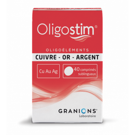 OLIGOSTIM CUIVE GOLD SILVER GRANIONS 40 TABLETS