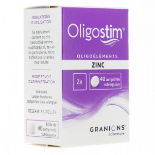 OLIGOSTIM CUIVE OR ARGENT GRANIONS 40 COMPRIMES