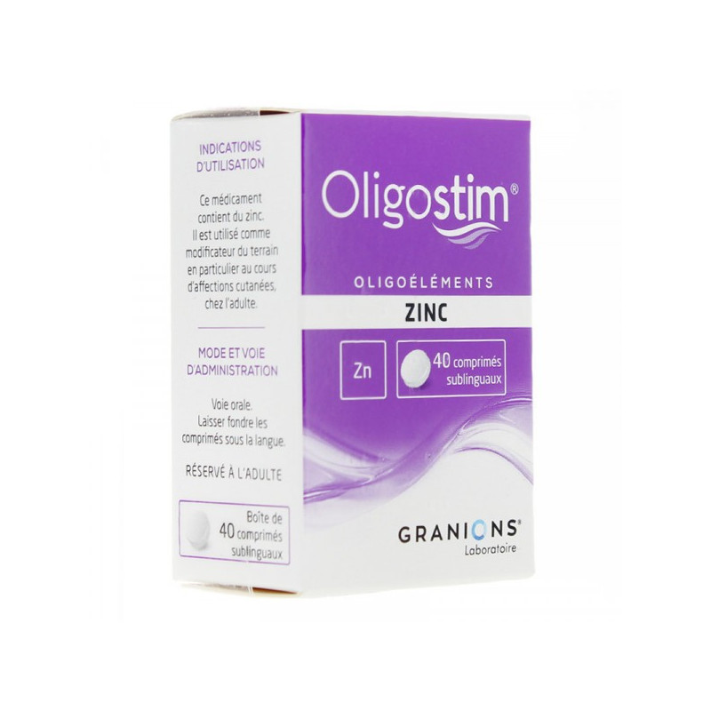 OLIGOSTIM CUIVE OR ARGENT GRANIONS 40 COMPRIMES