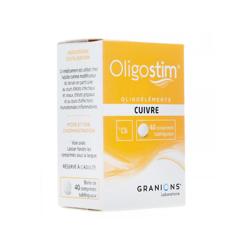 OLIGOSTIM CUIVE GOLD SILVER GRANIONS 40 TABLETS