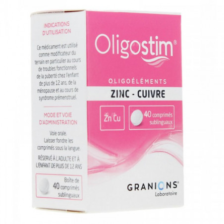 OLIGOSTIM CUIVE GOLD SILVER GRANIONS 40 TABLETS