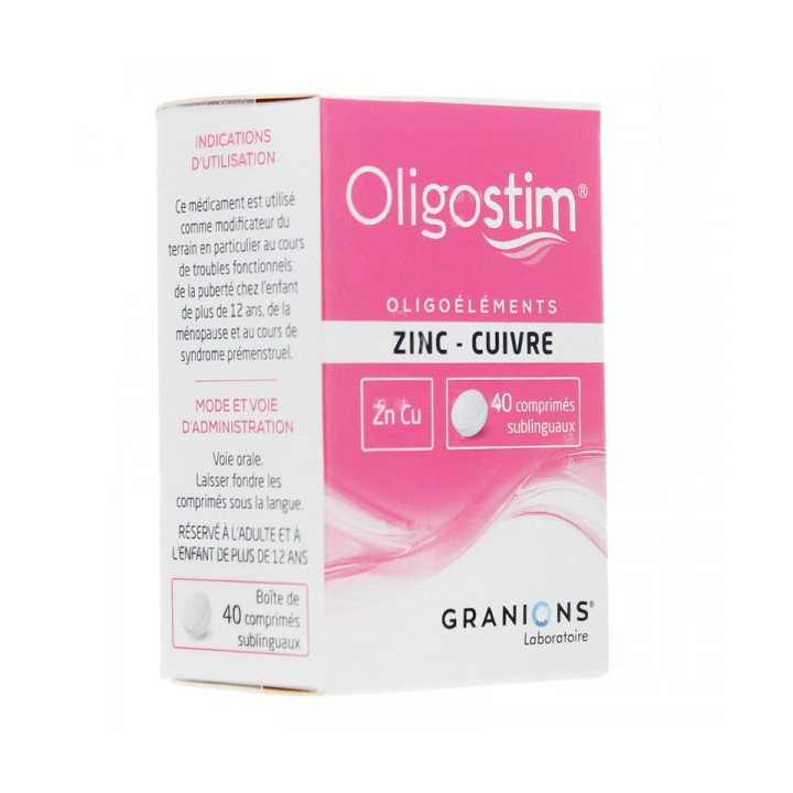 OLIGOSTIM CUIVE GOLD SILVER GRANIONS 40 TABLETS