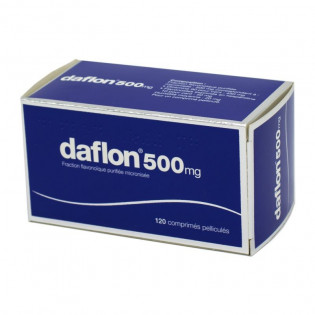 DAFLON 500MG 120 COMPRIMES PELLICULES