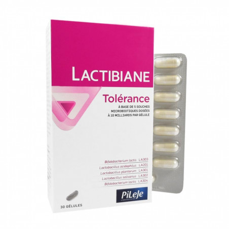 PILEJE lactibiane tolerance 30 gelules