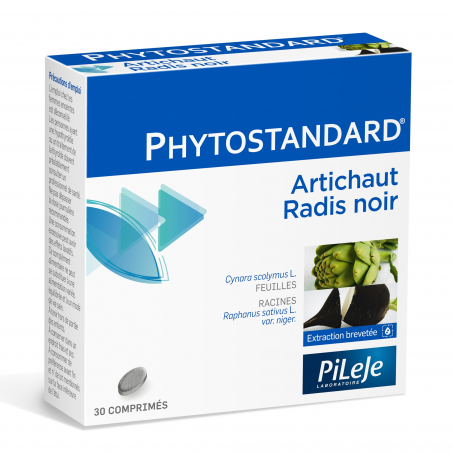 PILEJE PHYTOSTANDARD D'ARTICHAUT ET DE RADIS NOIR 30 COMPRIMES