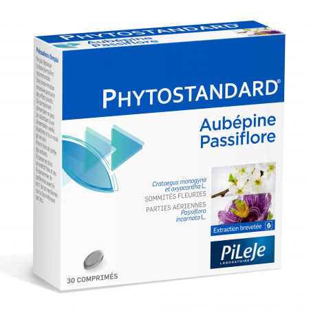 PILEJE PHYTOSTANDARD D'AUBEPINE ET DE PASSIFLORE 30 COMPRIMES