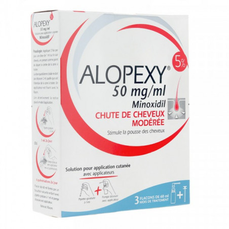 Alopexy 5% spray 3 flacons de 60ml