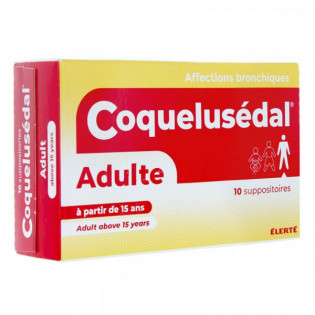 COQUELUSEDAL CHILD 30 MONTHS 15 YEARS BOX OF 10 SUPPOSITORIES
