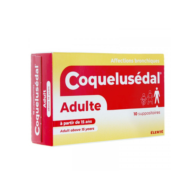 COQUELUSEDAL ENFANT 30 MOIS 15 ANS BOITE DE 10 SUPPOSITOIRES