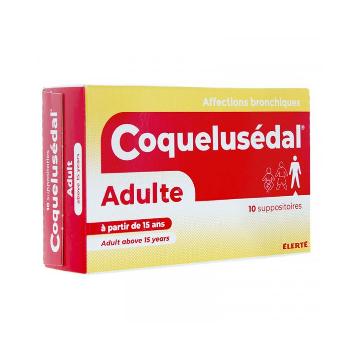 COQUELUSEDAL ENFANT 30 MOIS 15 ANS BOITE DE 10 SUPPOSITOIRES