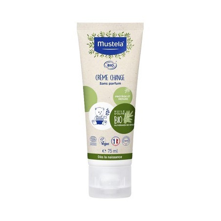 MUSTELA ORGANIC DIAPER CHANGE CREAM 75ML