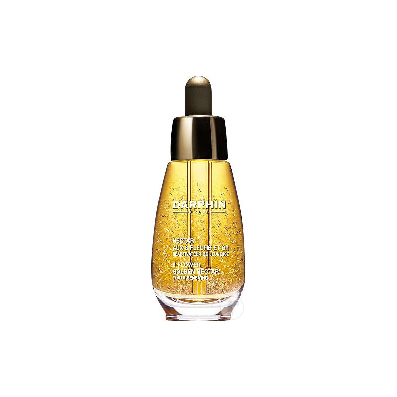 Darphin Elixir aux Huiles Essentielles - Nectar aux 8 Fleurs & Or. Flacon stilligoutte 30ml Darphin Elixir aux Huiles Essentielles - Nectar aux 8 Fleurs & Or. Flacon stilligoutte 30ml