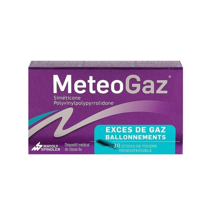 METEOGAZ 10 STICKS DE POUDRE ORODISPERSIBLE 