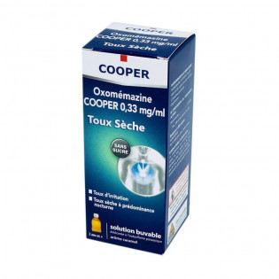 OXOMEMAZINE SUGAR FREE SYRUP 150ML COOPER