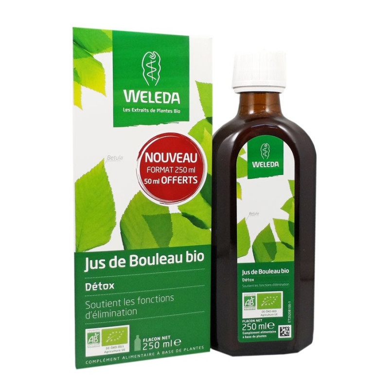 WELEDA ORGANIC BIRCH JUICE. Bottle 250ml