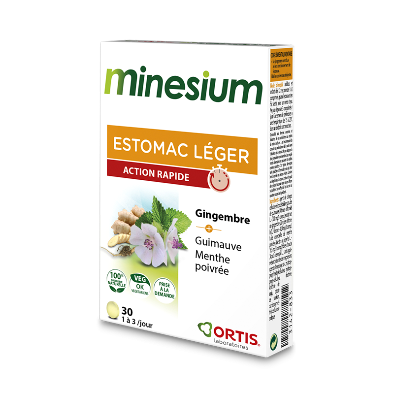 ORTIS MINESIUM ESTOMAC LEGER ACTION RAPIDE 30 COMPRIMES ORTIS MINESIUM ESTOMAC LEGER ACTION RAPIDE 30 COMPRIMES