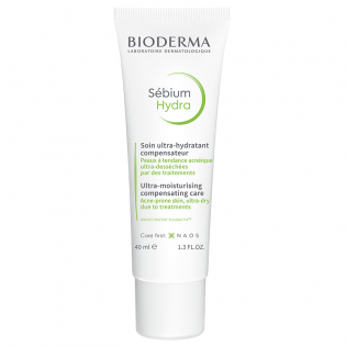 Bioderma Sebium Hydra Moisturizing Cream for Oily & Sensitive Skin. Tube 40ML