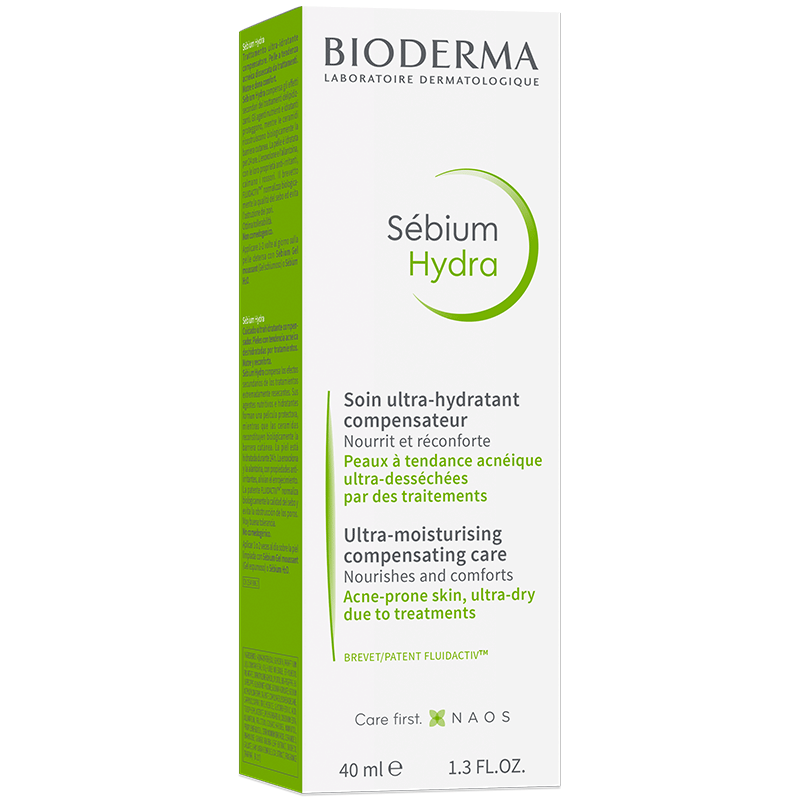 Bioderma Sebium Hydra Moisturizing Cream for Oily & Sensitive Skin. Tube 40ML