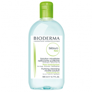 Bioderma Sebium H2O Micellar Solution. Bottle 500ML