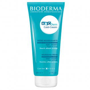 Bioderma ABCDerm Cold Cream Nourishing Body Cream for babies and children. Tube 200ML