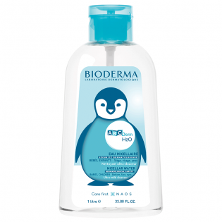 Bioderma ABCDERM H2O Solution micellaire bébé. Flacon 1L