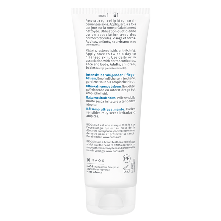 Bioderma Atoderm Intensive Balm. Tube 75ml