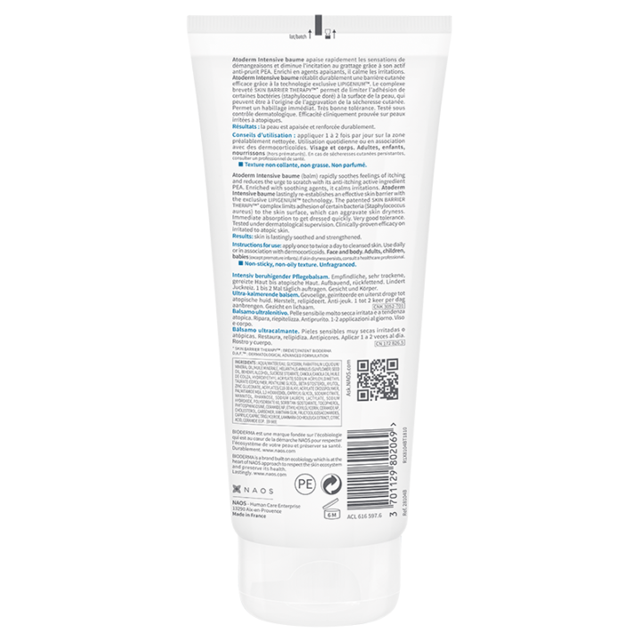 Bioderma Atoderm Intensive Balm. Tube 200ml