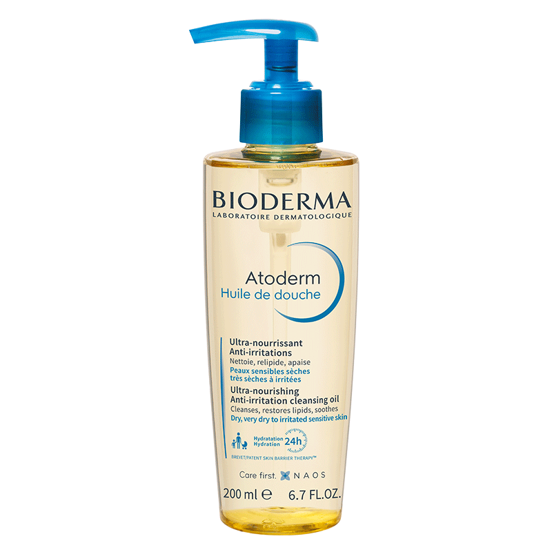 BIODERMA ATODERM SHOWER OIL PUMP BOTTLE 200ML