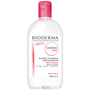 Bioderma Crealine H2O Cleansing Micellar Solution - Sensitive Skin 500ML