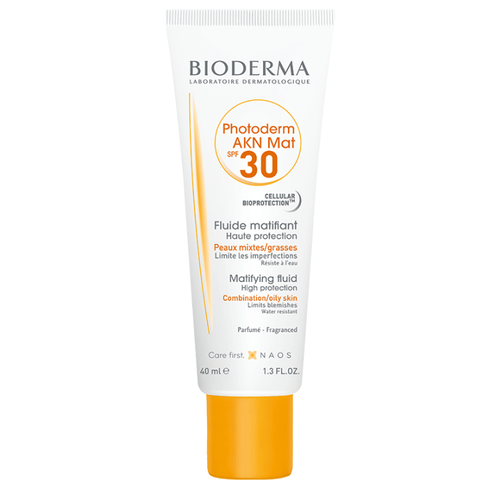 Bioderma Photoderm Akn Matifiant protection soleil IP30 40ml