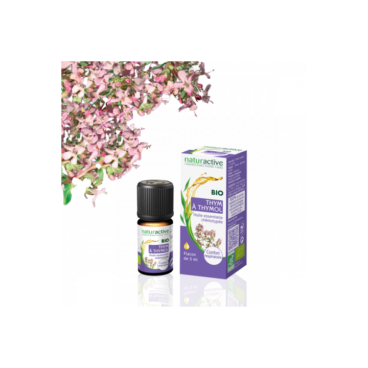 NATURACTIVE ORGANIC ESSENTIAL OIL THYME CHEMOTYPE 5ML