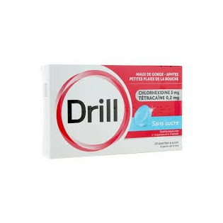 Drill pastilles Sans Sucre par 24