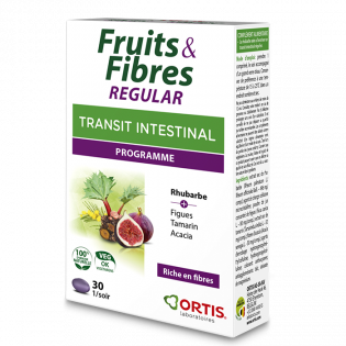ORTIS FRUITS & FIBRES REGULAR TRANSIT INTESTINAL PROGRAMME 15 COMPRIMES