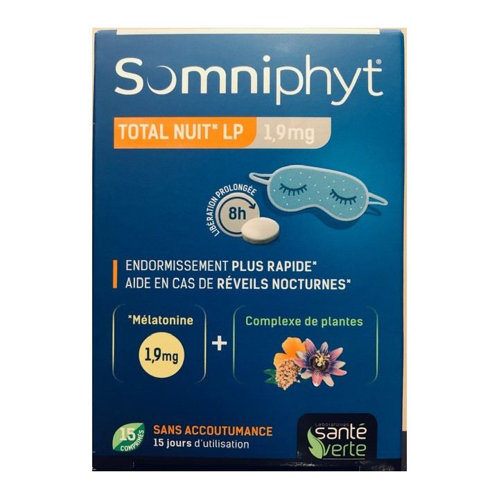 Santé Verte Somniphyt Total Night LP 1.9 mg 15 tablets