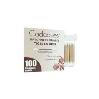 Comed wooden cotton buds bag of 100