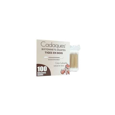 Comed wooden cotton buds bag of 100