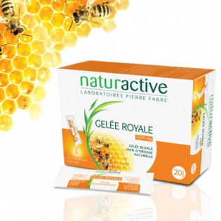 NATURACTIVE GELÉE ROYALE 1500 mg 20 sticks.