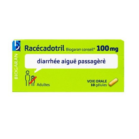 RACEDOTRIL 100MG 10 GELULES BIOGARAN CONSEIL 