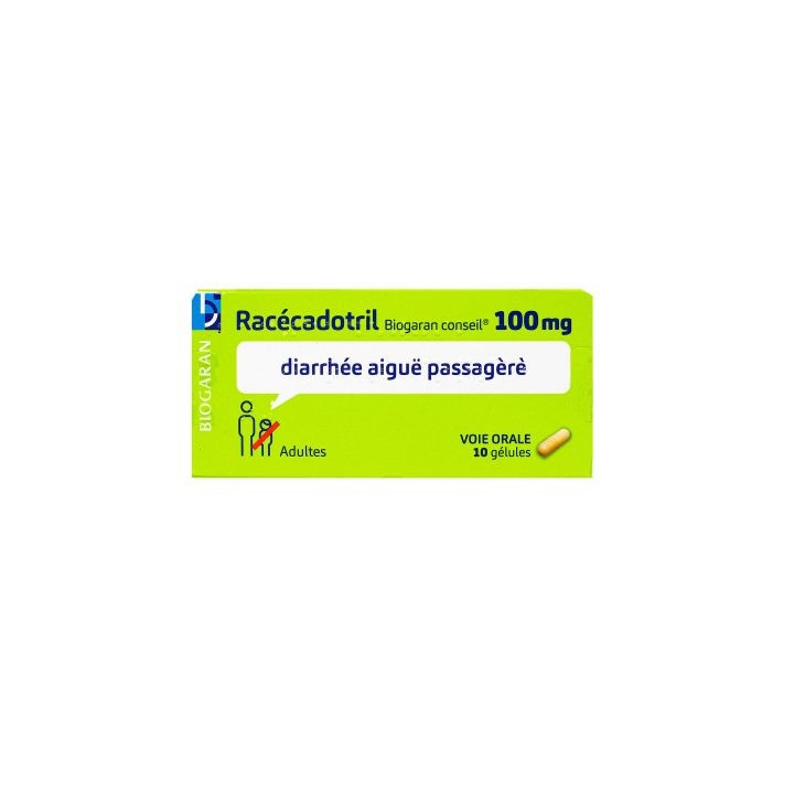 RACEDOTRIL 100MG 10 GELULES BIOGARAN CONSEIL 