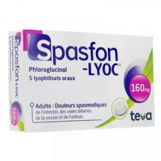 SPASFON LYOC 160MG 5 LYOPHILISATS ORAUX 