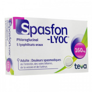 SPASFON LYOC 160MG 5 ORAL LYOPHILISATS 